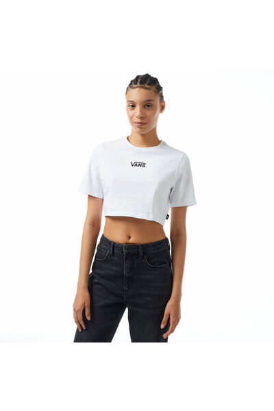 Vans Tricou Femei alb Vans Flying V Crew Crop II