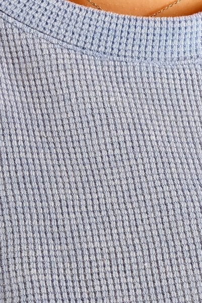 ModeXL Tricou pentru femei Mode XL True Plus Size, cu textură tip vafe 20033 ...