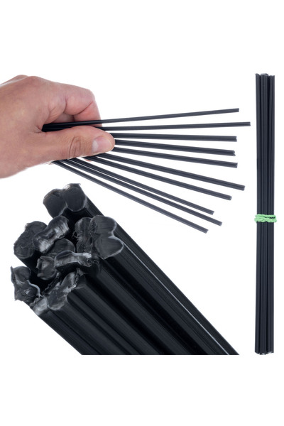 Rosfix Tijă de sudură din plastic PP 20cm – Negru |   10 bucăți 260–330 ° C