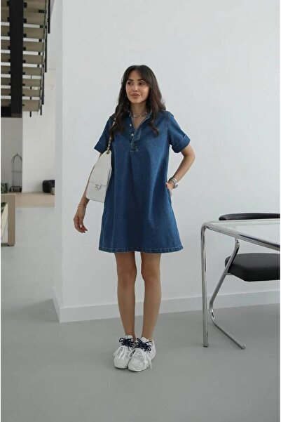 LAVİA BUTİK Kot Elbise (Denim)