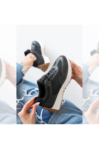 OEM Sneakers dama EFOUR, negru (Marime: 37)