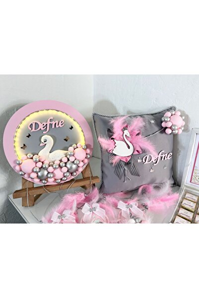 NERİMU Στολίδι και μαξιλάρι για παιδική πόρτα με LED Bulut - Γράφουμε το όποι...