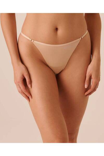 La Vie en Rose Adjustable Microfiber String Panty