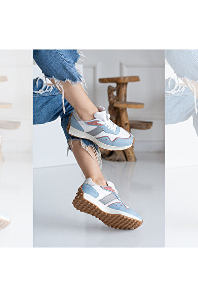 OEM Sneakers dama EFOUR, bleu (Marime: 38)
