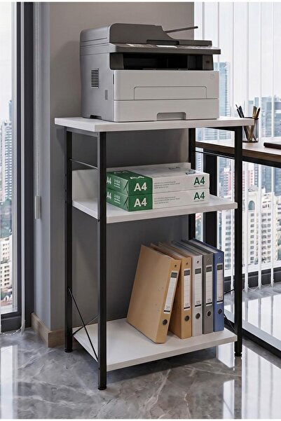 DEHALİMİTED Yazıcı Sehpası 3 Katlı Çok Amaçlı Raf Metal Ayaklı Printer Stand ...