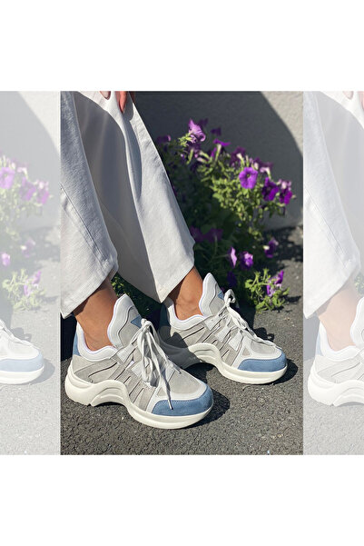 OEM Sneakers dama EFOUR, gri-albastru (Marime: 37)