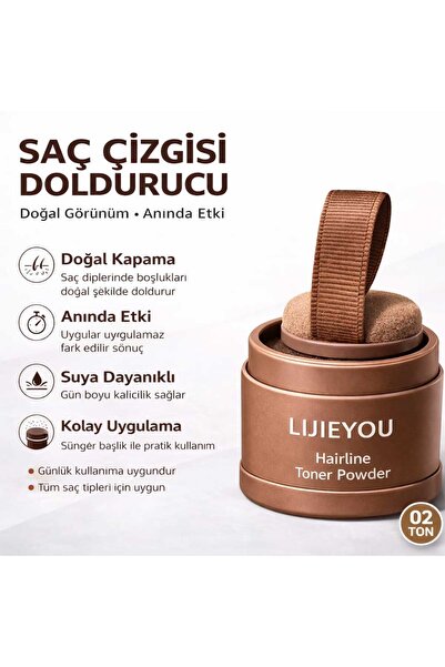 Pastelya Saç Çizgisi Doldurucu Pudra 02