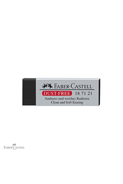 Faber Castell Radieră de creion Faber-Castell fără praf, neagră, fără reziduu...