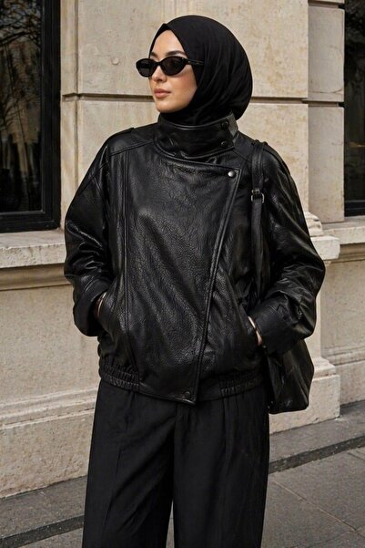 MEECY ΔΕΡΜΑΤΙΝΟ ΜΠΟΥΦΑΝ ΝΕΑΣ ΣΕΖΟΝΑΣ ΜΕ ΨΗΛΟ ΓΙΑΚΑ ΜΟΝΤΕΛΟ ZRA