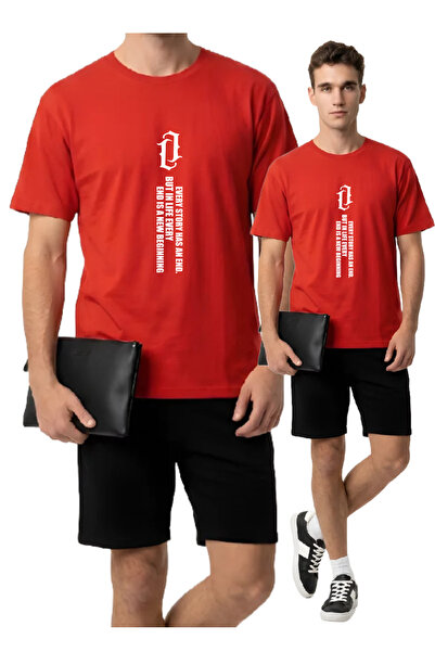 HOFFNUNG UNISEX Σετ με 2 κλωστές LOVE LETTER Μπλουζάκι και Σορτς με στάμπα