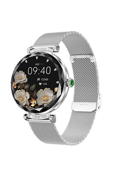 Microwear NX 7 Pro Έξυπνο Ρολόι από Ανοξείδωτο Ατσάλι 38 χιλιοστά με Παρακολο...