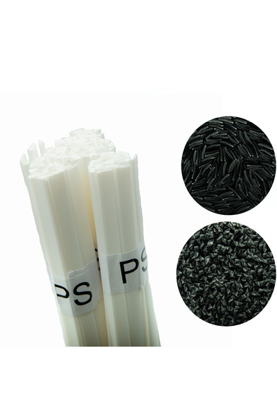 Rosfix Tijă de sudură din plastic albă - PS/GPPS 100g |   42cm Forme asortate