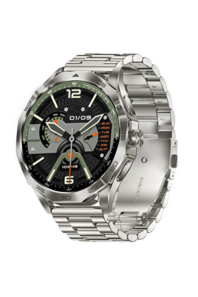 Microwear DA 23 Έξυπνο ρολόι με μετρητή καρδιακών παλμών (Ασημί ατσάλι)