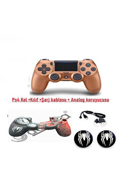 Doreka Ps4 Dualshock Joystick Kol Şarj kablosu Kılıf ve Analog koruyucu