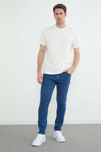 Fulla Moda Blugi cu nasturi și fermoar, croială normală