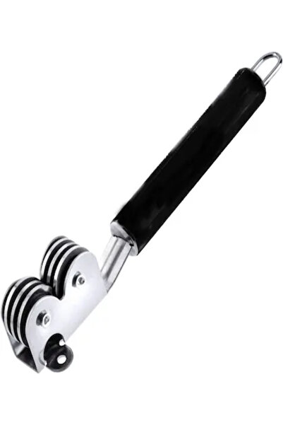 ONMART Knifes Sharpener with Plastic Handle Black and Silver