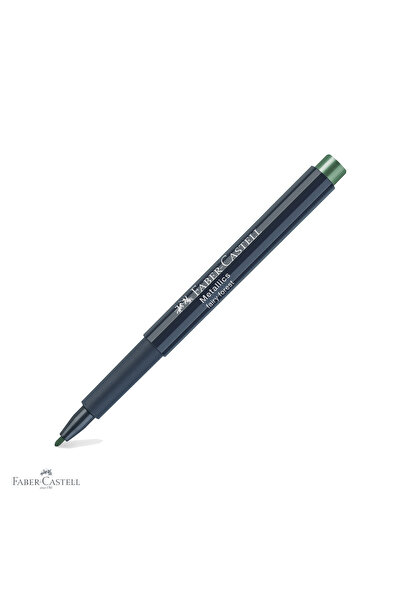 Faber Castell Marker metalic Faber-Castell verde pădure, efect nobil, pentru ...