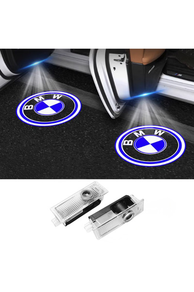 OEM Σετ 2 προβολέων LED για πόρτες, με λογότυπο BMW, Συμβατό με BMW Σειρές 1/...