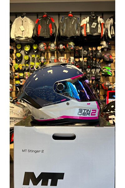 MT Helmets MT KASK FF126 STINGER 2 CORE A8 PARLAK(ŞEFFAF VİZÖRLÜ)