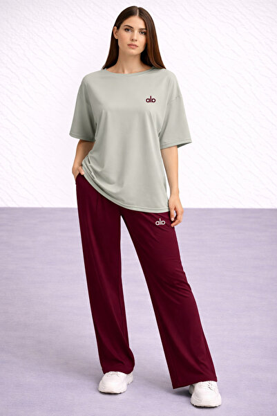 ZAVIXO Women's Oversize 2-Piece Set 100% Cotton Soft Fabric Casual Style