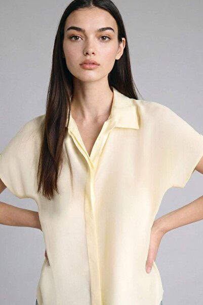 DeFacto Κοντομάνικο πουκάμισο Regular Fit Γιακάς πουκαμίσου H1482AX26SP