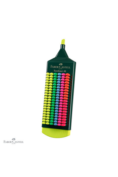 Faber Castell Set de 120 markere textile Faber-Castell 1548, vârf teșit, 6 cu...