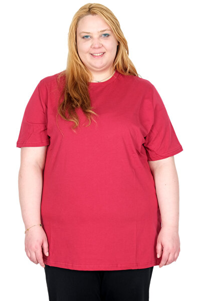 ModeXL Mode XL Real Big Size γυναικείο μπλουζάκι 100% βαμβακερό χτενισμένο βα...