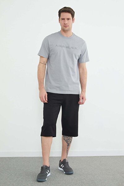 Fulla Moda Κάπρι με ελαστική μέση και κέντημα σε μεγάλο μέγεθος