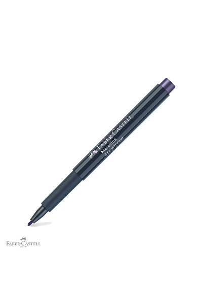 Faber Castell Marker Faber-Castell violet metalic, efect nobil, pentru supraf...