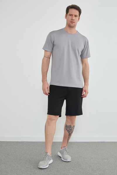 Fulla Moda Σορτς Modal με ελαστική μέση και τσέπες