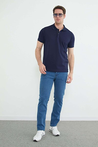 Fulla Moda Ίσιο τζιν παντελόνι με φερμουάρ