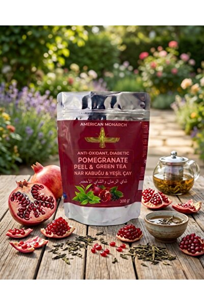 AiroBazar Green Tea and Pomegranate Peel Tea, Memory Supporting, Antioxidant ...