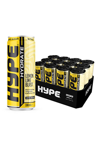 Hype Hydrate Drink - Lemon Lime Blast Flavor 12x330