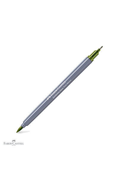 Faber Castell Marker solubil cu două capete Faber-Castell Goldfaber, verde cr...