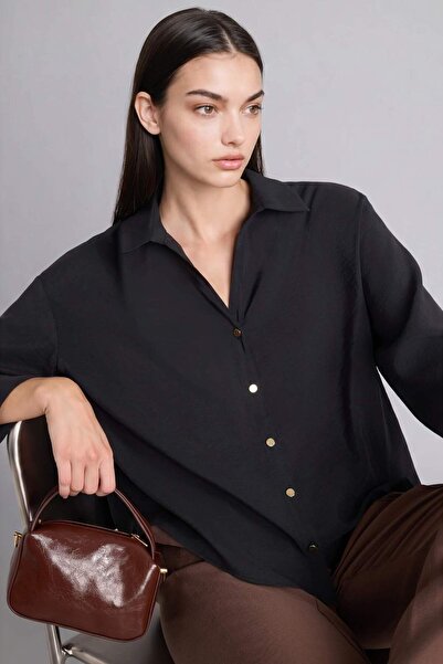 DeFacto Πουκάμισο από ύφασμα χαλαρής εφαρμογής E9007AX26SP