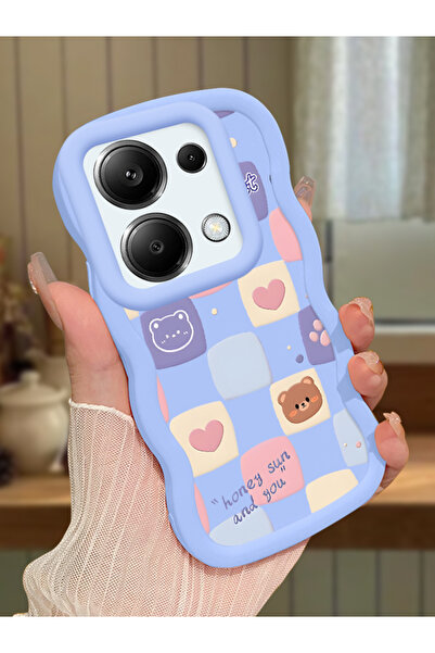 PATTERNOVA Xiaomi Redmi Note 13 Pro 4G Uyumlu Basit damalı desen, dayanıklı d...