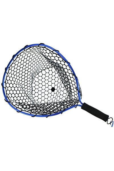 RTB Refuse to Blank RTB Rubber Landing Net Black and Blue 30 x 35cm