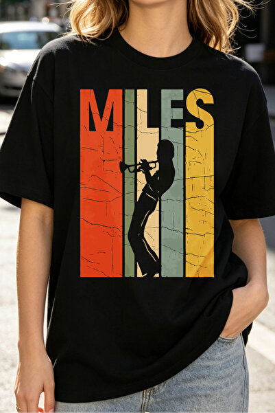 Fleck قمصان نسائية بتصميم مايلز ديفيس، موسيقى الجاز، طراز عتيق وريترو
