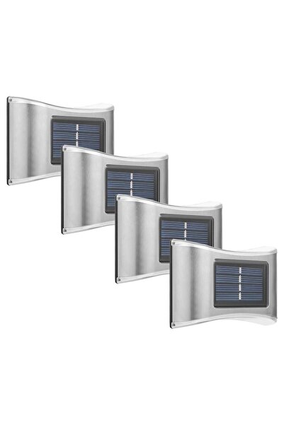 Bibilel Σετ 4 Ηλιακών Φωτιστικών LED, για Κήπο, Bibilel, Θερμό Λευκό, Θερμό Λ...