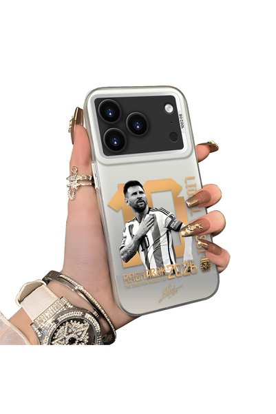 ucuc iPhone 17 Pro Compatible Hard Acrylic Back Silicone Edge Lens Protection...