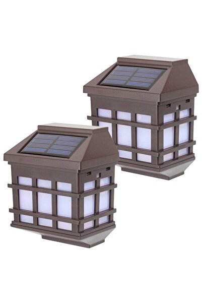 Bibilel Σετ 2 Ηλιακών Λαμπτήρων LED, Μοντέλο Φαναριού, Bibilel, Θερμό Λευκό, ...