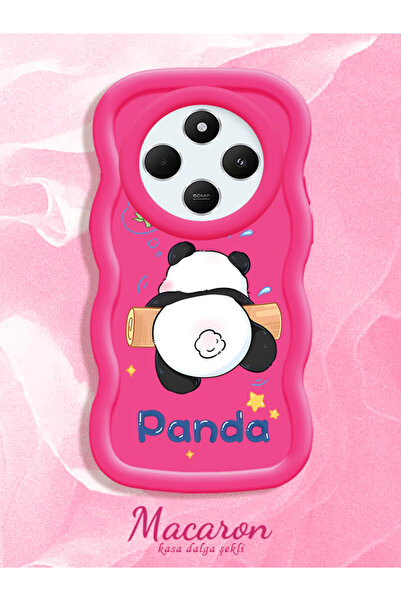CASEVIBE Xiaomi Redmi 14C 4G/5G Uyumlu Sevimli komik panda popolu, darbeye da...