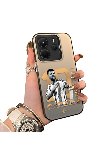 ucuc Xiaomi Redmi Note 14 4g Compatible Hard Acrylic Back Silicone Edge Lens ...