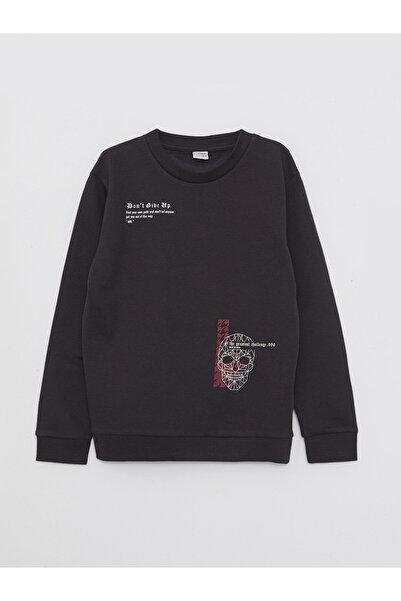 LC Waikiki Crew Neck Printed Long Sleeve Boys' Sweatshirt