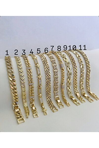 XUPING JEWELRY Xuping 14K Altın Kaplama Vip Bileklik XP DAMGALI ADET FİYAT