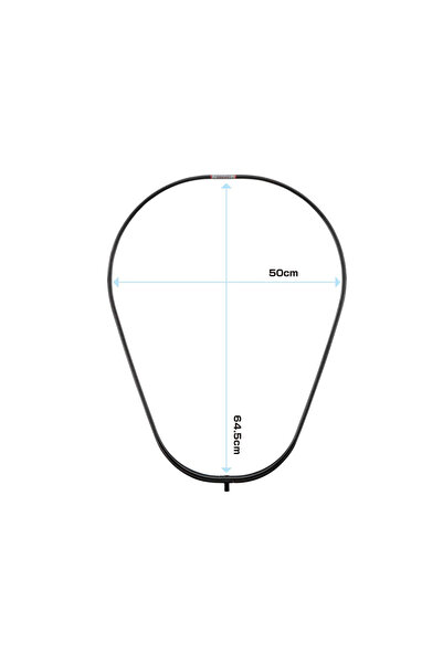 MC Micostore Cadru cap minciog PROX PX897L Carbon Oval Net Frame One-Piece 50...