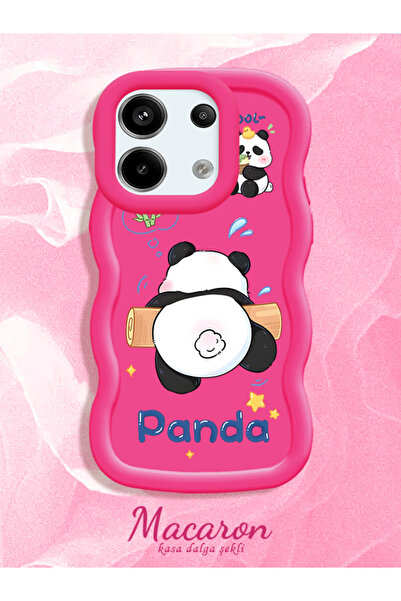 CASEVIBE Xiaomi Redmi Note 13 Pro 5G Uyumlu Sevimli komik panda popolu, darbe...
