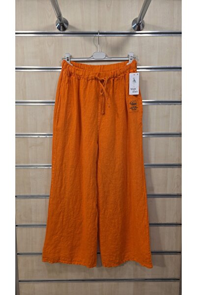 Park Moda Γυναικείο λινό παντελόνι