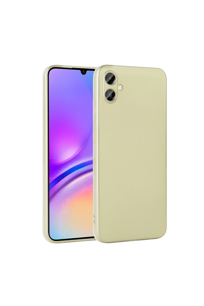 zore Galaxy A06 Case Brsa Premier Silicone Cover - Gold