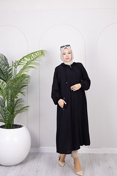 Dayfabric Basic Kapüşonlu Kap | Siyah